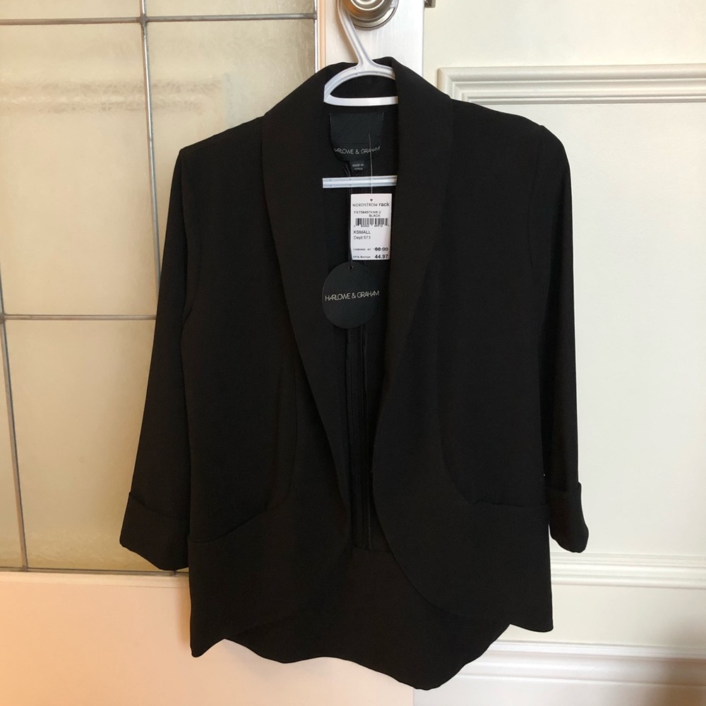 Harlow & Graham Black Blazer